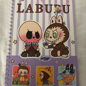 Labubu Cartoon Character Spiral Notebook